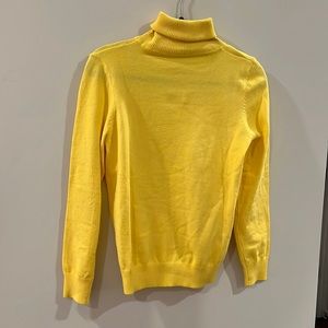 Yellow Turtleneck Top